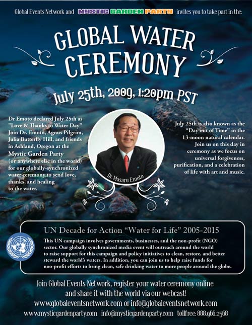 Ceremonia Mundial de Amor y Gratitud al Agua